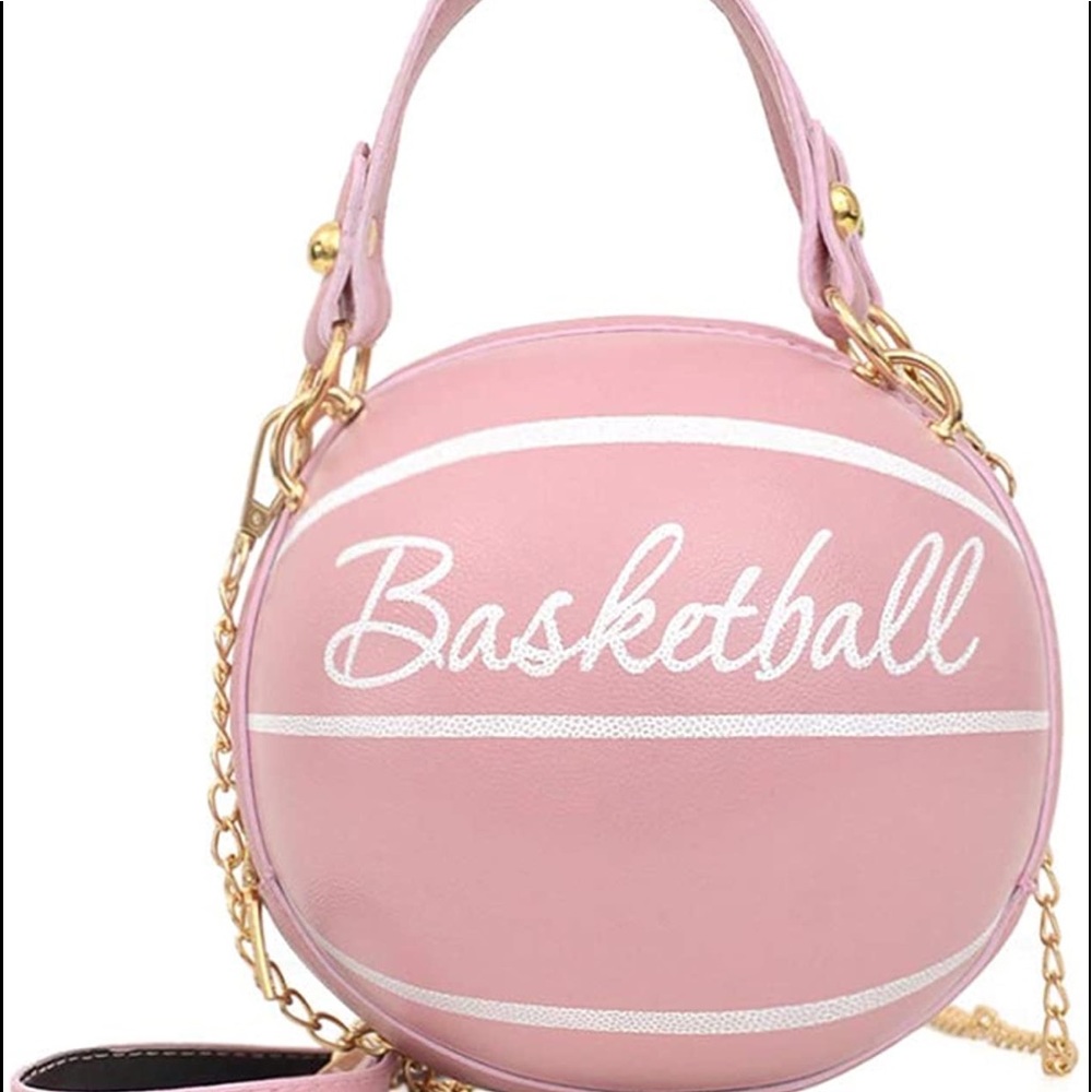 Pink Basketball Purse NEW